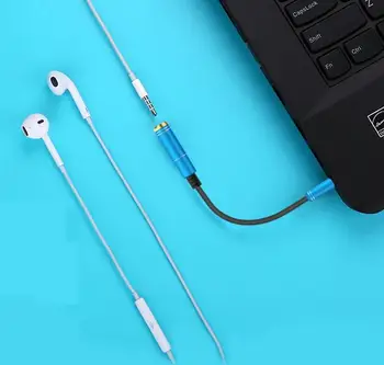 

200pcs 3.5mm Audio Converter OMTP/CTIA Male to Female Headphone Cable for Mp3 Phone Tablet Desktop