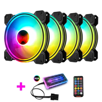 

Coolmoon Cooler Fans Computer Fan Cooling 120mm Case Fan PC Case Cooler RGB Cooling Computer Fans For Computer PC