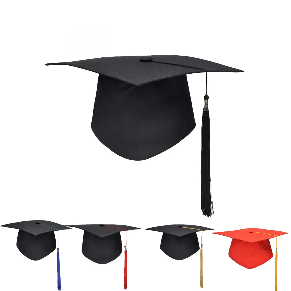 Bachelor Cap Hat Master Doctor Tutor Principal Graduation Carton Board SQ 