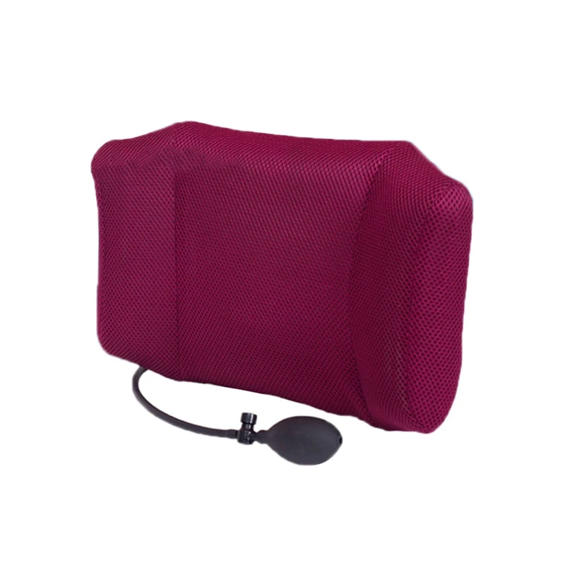 

Car Seat Chair Back Massage Space Memory Foam Lumbar Support Waist Cushion Mesh Ventilate Cushion Pad Car Styling Accessories