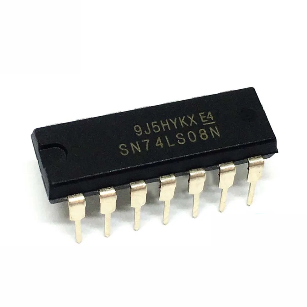 

100pcs/lot SN74LS08N SN74LS08 74LS08N 74LS08 SN74LS08 HD74LS08P QUADRUPLE 2-INPUT POSITIVE-AND GATES IC DIP-14