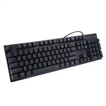 

bluetooth keyboard Gaming Keyboard USB Wired Floating Ergonomic Mechanical Feel LED Green Backlit Desktop Computer keyboard