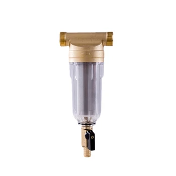 

3/4Inch 6 Split-Mouth Water Filters Front Purifier Copper Lead Pre-Filter Backwash Remove Rust Contaminant Sediment Pipe