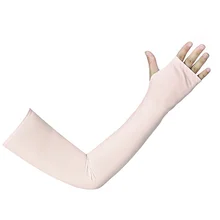 Мужская цветная рука рукав спорт бег Велоспорт Гольф Рыбалка без пальцев женский баскетбол рукава с манжетами