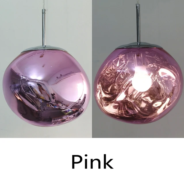 Nordic LED Lava Lamp Pendant Lights For Living Room Dining Room Kitchen Restaurant  Mmodern Chandelier Ceiling Pendant Lamp Pink