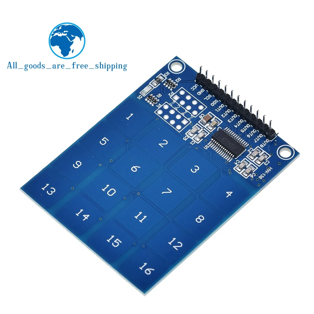 TTP229 16-Channel Digital Capacitive Switch Touch Sensor Module For Arduino 