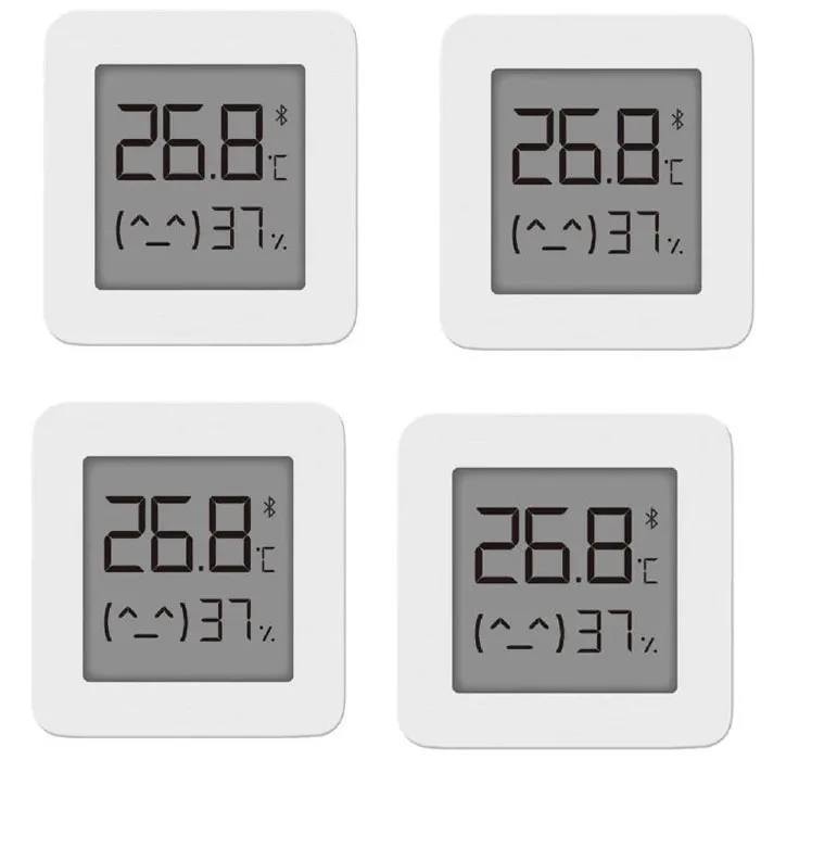 XIAOMI Mijia Bluetooth термометр 2 беспроводной умный электрический цифровой гигрометр термометр работает с приложением Mijia - Цвет: 4pcs