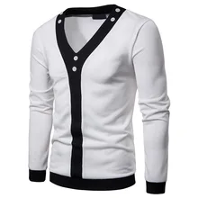 Свитера новые осенние повседневные свитера кардиган мужской лоскутный модный тонкий ветрозащитный джемпер мужские MOOWNUC