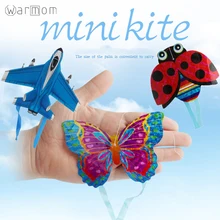 Warmom, мини летающий воздушный змей, детские забавные игрушки, Мультяшные животные, самолет, воздушный змей, пальчиковые игрушки, новинка, детские развивающие игрушки, подарки для детей