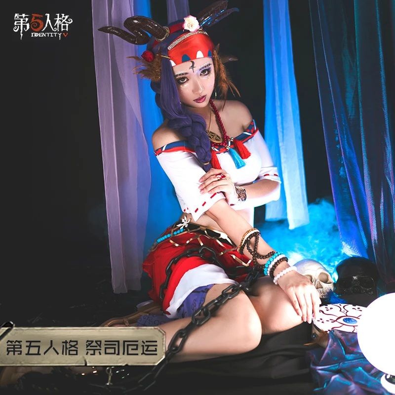 Game Identity V Cosplay Costume Fiona Gilman Priest New Skin Adversity Women Girls Outfit Halloween Carnival Costumes |