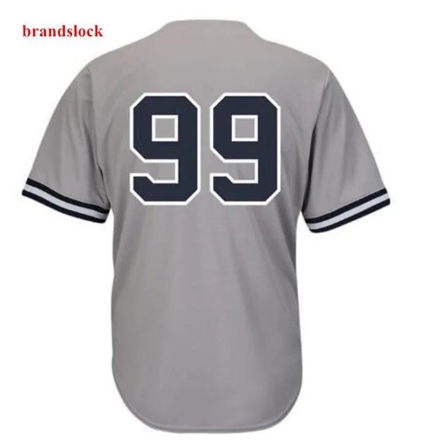 Нью-Йорк Аарон Джадж быстросохнущие гибкие короткие футболки спортивные Бейсбольные Джерси рубашки для мужчин оптом дешевые майки
