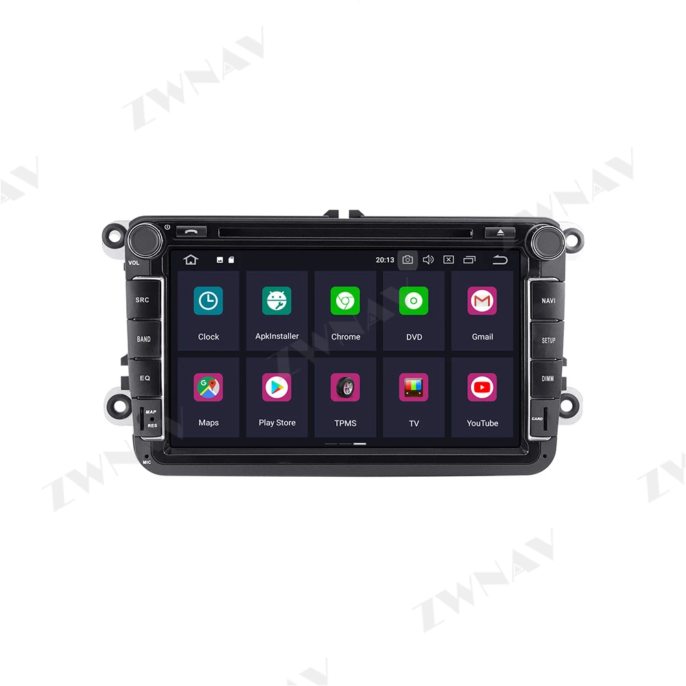 Carplay IPS Android For VW Volkswagen Golf Polo Tiguan Passat b7 b6 leon Auto Audio Radio Stereo Multimedia Player GPS Head Unit