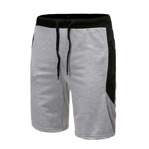 Популярные спортивные шорты, повседневные шорты на молнии - Цвет: Light Grey