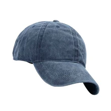 Бейсбольная кепка винтажная моющаяся дышащая Регулируемая хлопковая остроконечная шляпа Головной убор уличная спортивная одежда