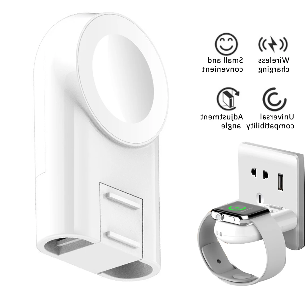 Портативное зарядное устройство MFi USB беспроводное для часов серии 5 4 3 2 1 iwatch