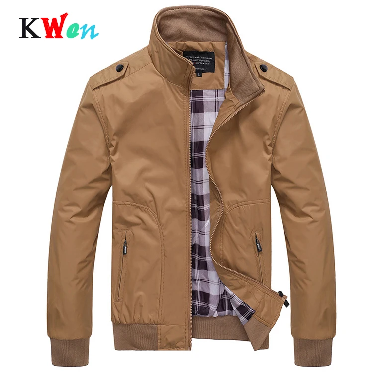 

Mens Jackets Spring Autumn Casual Coats Solid Color Mens Sportswear Stand Collar Slim Jackets Male Bomber Jackets plus size 4XL