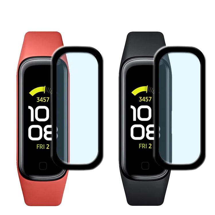 

Clear Fingerprint Proof 3D Protective Film For Samsung Galaxy Fit2 Soft Fibre Glass Full Coverage Guard Cover Screen Protector