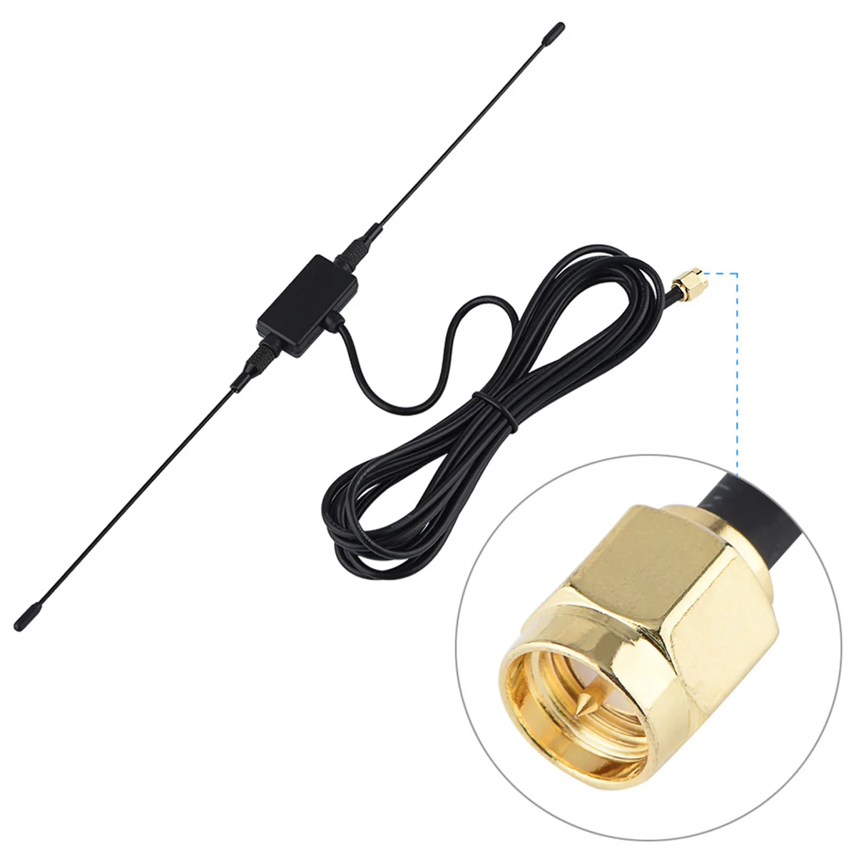 

SOONHUA 118in 433MHZ GSM GPRS SMA Male Plug Horn Antenna Signal Amplifier SMA Horn Antenna Cable SMA Male Plug Horn Antennas