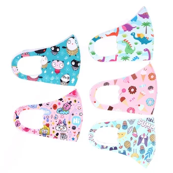 

1pc Children Mouth Mask For Kids Cute Cartoon Mask PM2.5 Filtration Cotton Cloth Protection Mouth Face Mask