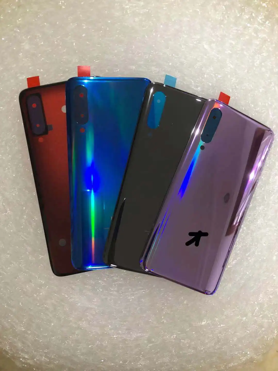 Оригинальная новая крышка аккумулятора Xiaomi Mi 9 Задняя стеклянная панель Mi9 для