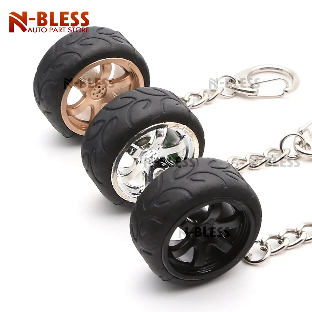 Car Keychain Wheel Hub  (7)