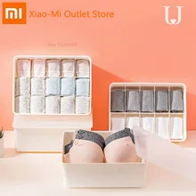 Xiaomi Youpin Jordanjudy коробка для хранения нижнего белья домашний бюстгальтер нижнее белье носки отсек для хранения ящика Нижнее белье Отделка Коробка магазин