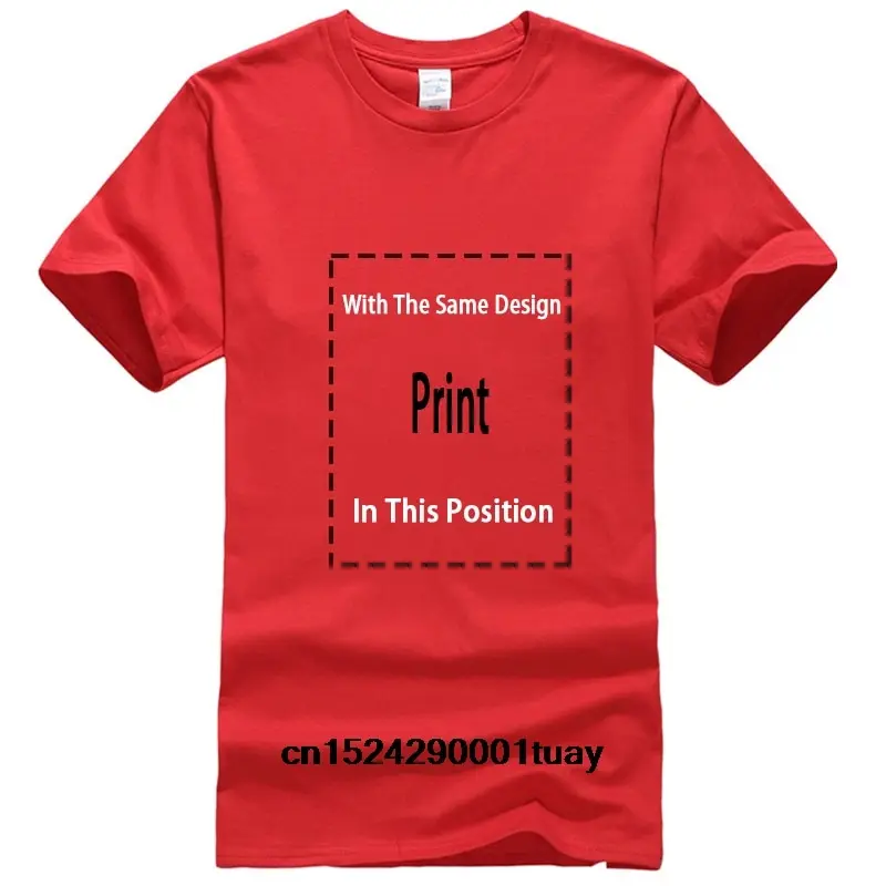 Мужская футболка Shar Pei карманная Классическая футболка женская футболка - Цвет: Men-Red