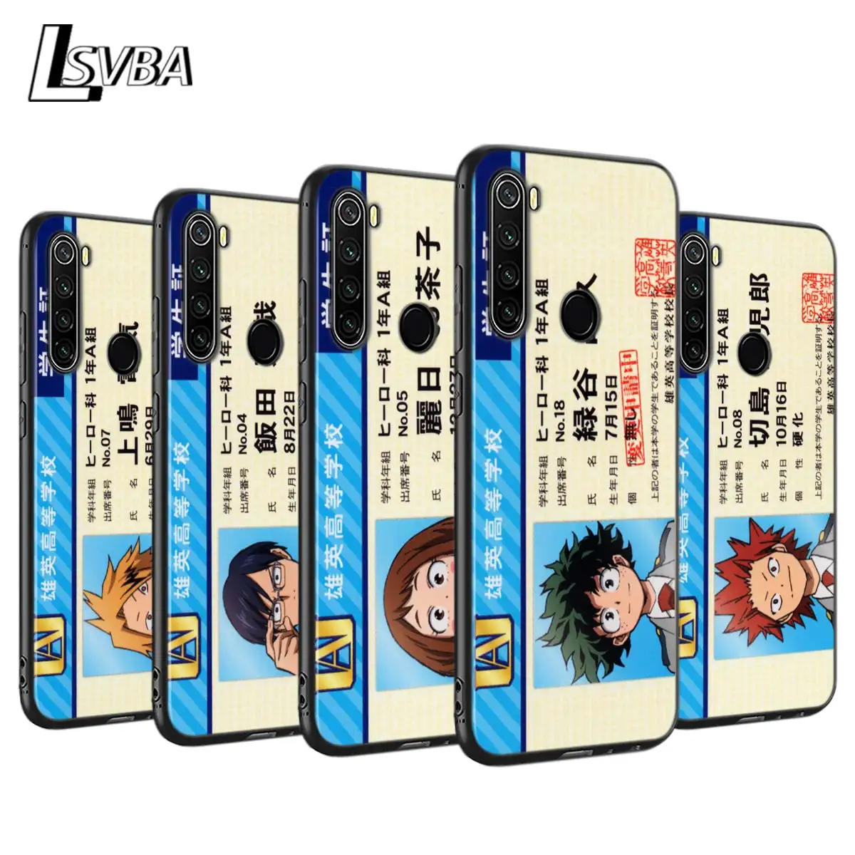 My Hero Academia Midoriya Anti Fall Phone Case For Xiaomi Redmi Note 9 9s Max 8t 8 7 6 5 Pro 5a 4x 4 Soft Black Cover Buy Cheap In An Online