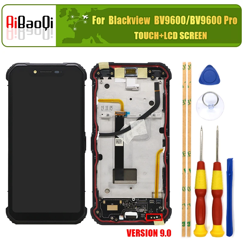 Сенсорный экран для Blackview BV9600/BV9600 Pro Android 8,1+ ЖК-дисплей+ сменная рамка