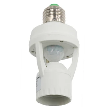 

Socket E27 Durable Converter 110-240V Automatic Detection Of Human Body Lamp Base with PIR Motion Sensor Light Bulb