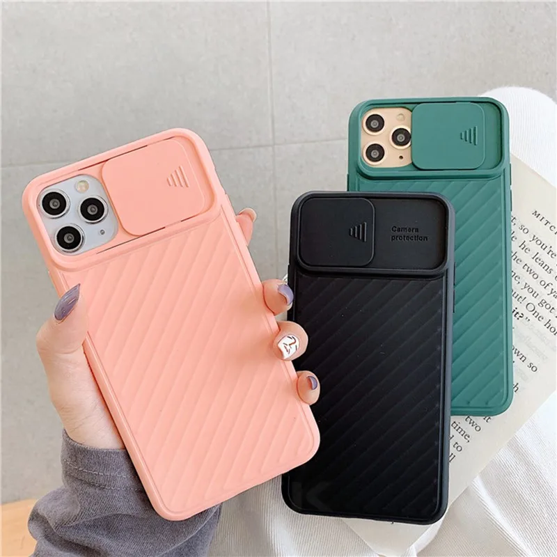 Противоударный силиконовый чехол с защитой объектива камеры для iphone 11 Pro Max X Xs 7 8
