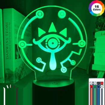 

The Legend of Zelda Eyes Led Night Light for Kids Bedroom Decorative Light Color Changing Led Night Lamp Unique Gift for Him