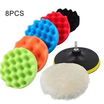 

Sponge Polishing Plate Set Car Beauty Special Sponge Wheel Sponge Polishing Pad Practical Car Cleaning Tool