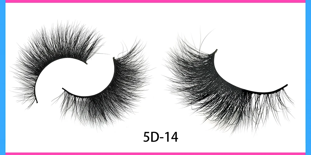 Golden Unwinding 5D-36 Mink False Eyelashes 8-25mm Full Strip Lashes Handmade Cruelty Free High Quality 3D Mink Lash