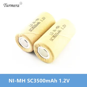 

Turmera SC 3500mAh battery NI-MH 1.2V Rechargeable Battery high discharge rate 10C 15C for Electric tools Power Tool batteries