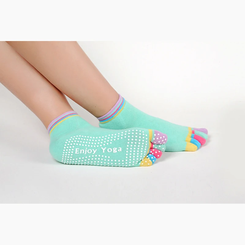 Anti-Slip Yoga Socks Women Five-finger Anti Beriberi Fitness Pilates yoga socks