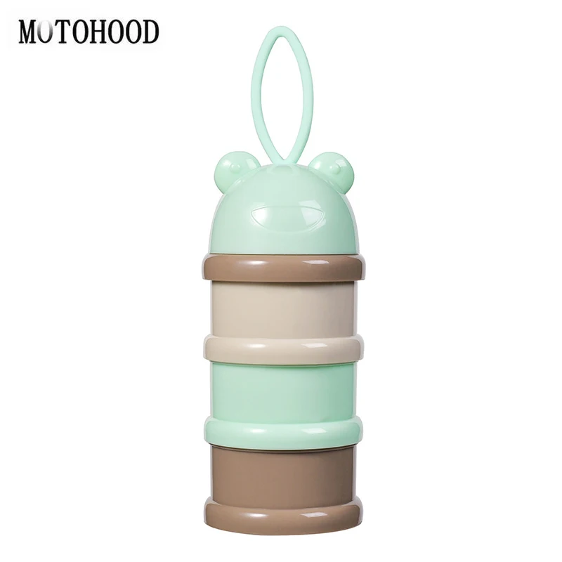 MOTOHOOD 3 / 4 слоя медведь Стиль Портативный Детские Еда ящик для хранения эфирных