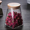 350ml/500ml/750ml/950ml Coffee Jar Tea Jar  sugar jar  glass container  candy jar Storage Container Kitchen Container Cover ► Photo 3/6