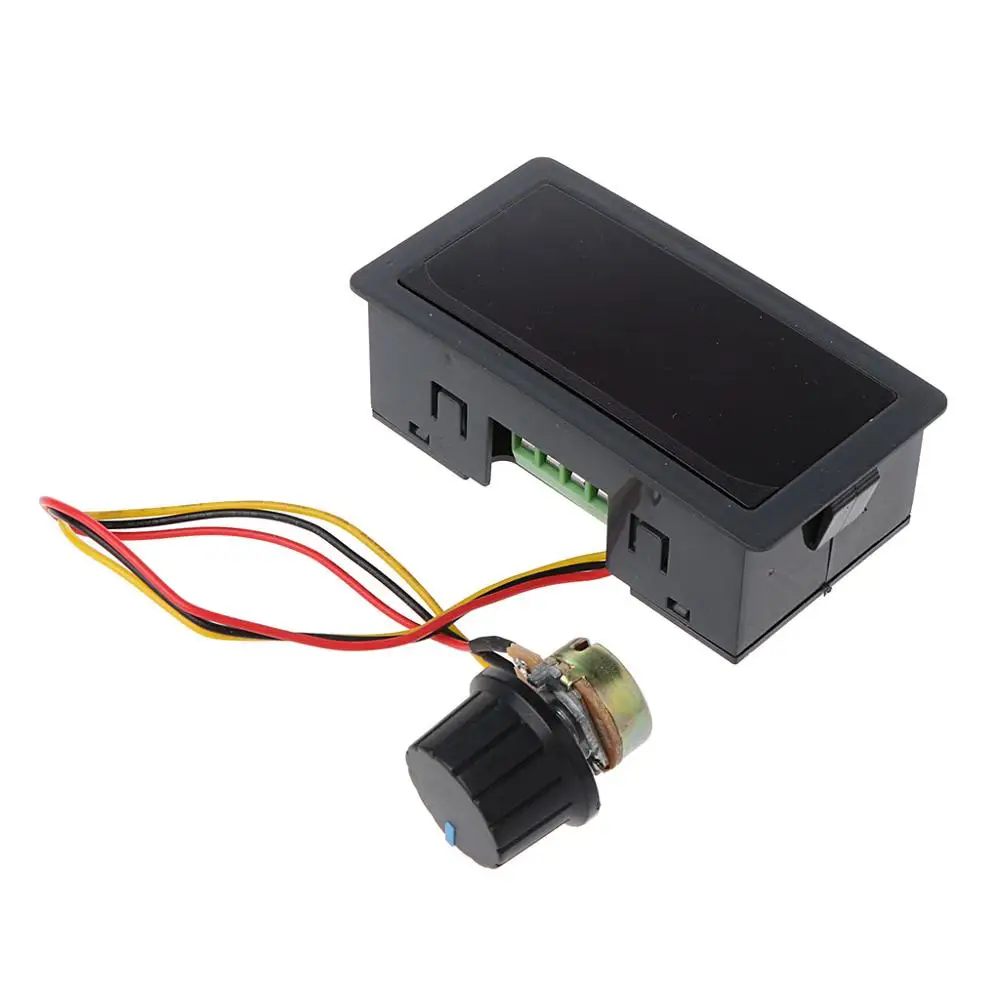 DC 6-30V 12V 24V 15A Max PWM регулятор скорости двигателя с цифровым дисплеем двигателя и аксессуаров контроллер