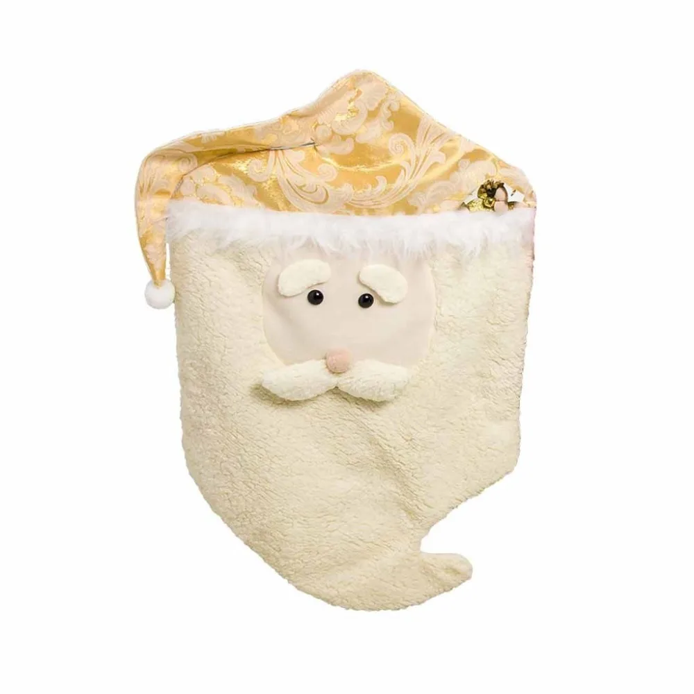 Pillowcase christmas party christmas santa red hat dinner chair dakimakura naruto set 50 x 75cm satijnen kussensloop 40S23 (4) - 副本