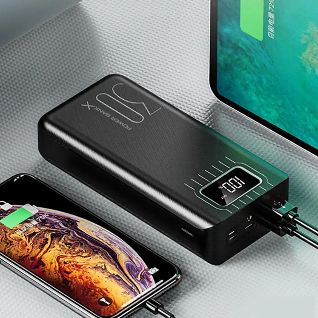 3 USB Горячая 30000mah внешний аккумулятор повербанк банк силы портативный мобильный телефон зарядное устройство для Xiaomi Mi iphone samsung