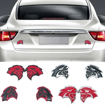 

2Pcs Modified Car Sticker Auto Rear Trunk Emblem Decoration for Dodge SRT Charger Hellcat Jcuv Challenger RAM Journey Caravan