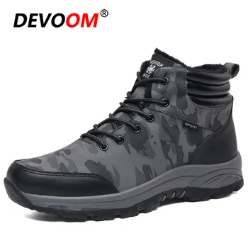 

Leather Trekking Hiking Shoes Men Professional Waterproof Hunting Boots Outdoor Sneakers Men Mountain Climbing Tactical Boots 46