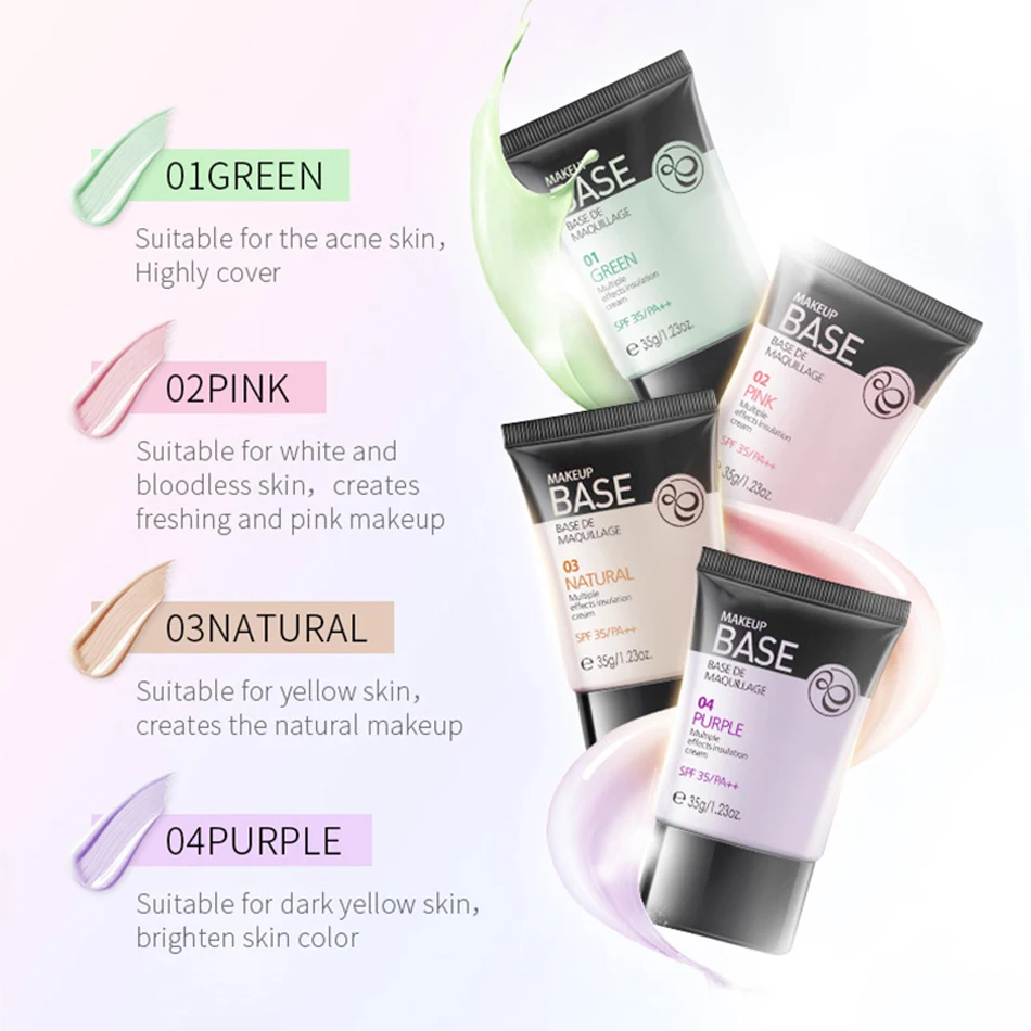 BB Cream Base Makeup Brighten Skin Tone Natural Whitening Oil Control Lasting Cream Waterproof Concealer Foundation Cosmetics • COLMADO