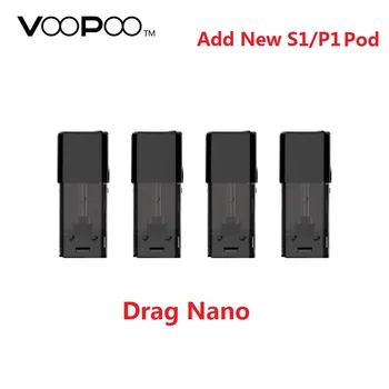 

Original 4pcs/pack VOOPOO Drag NANO Pod Cartridge 1.0ml for VOOPOO Drag NANO Pod Vape Kit Pod System