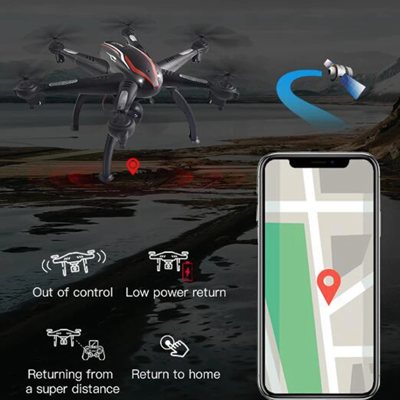 L100 RC Drone Wide-angle lens 720P//1080 HD Camera 5G WIFI FPV 6 Axis Quadcopter