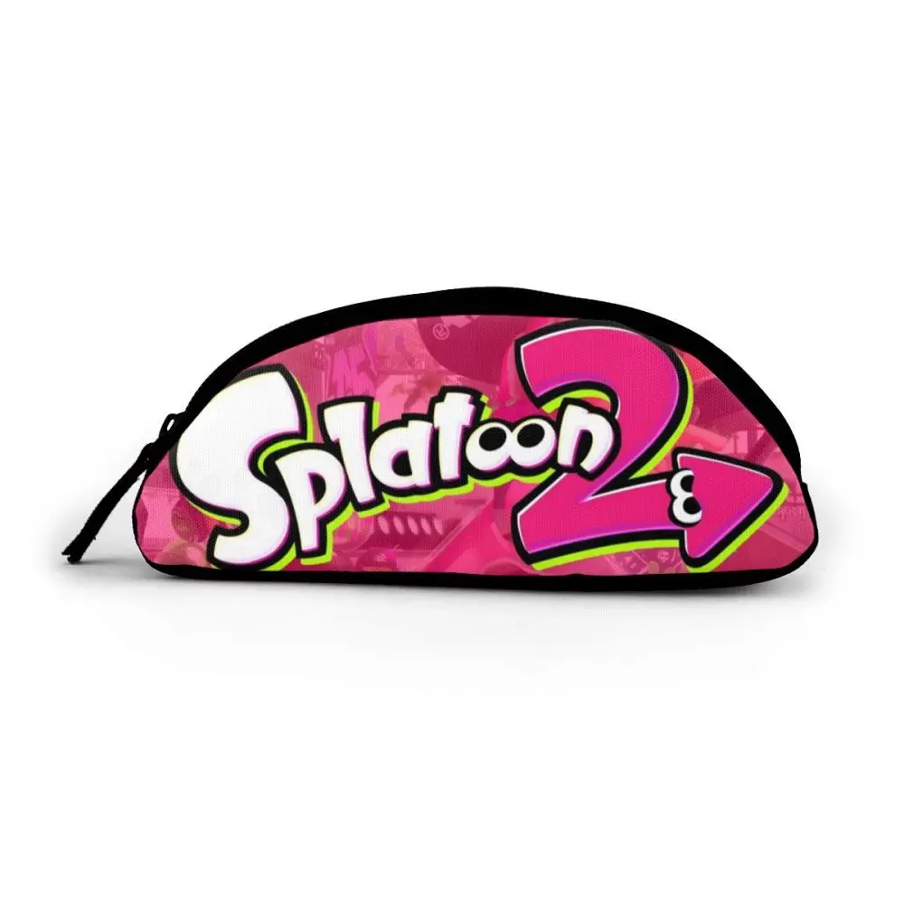 customized WHEREISART на заказ Splatoon 2 Пенал школьный пенал для ручек для карандашей пенал Kawaii сумка для макияжа милые канцелярские принадлежности Escolar Bolsa - Цвет: customized