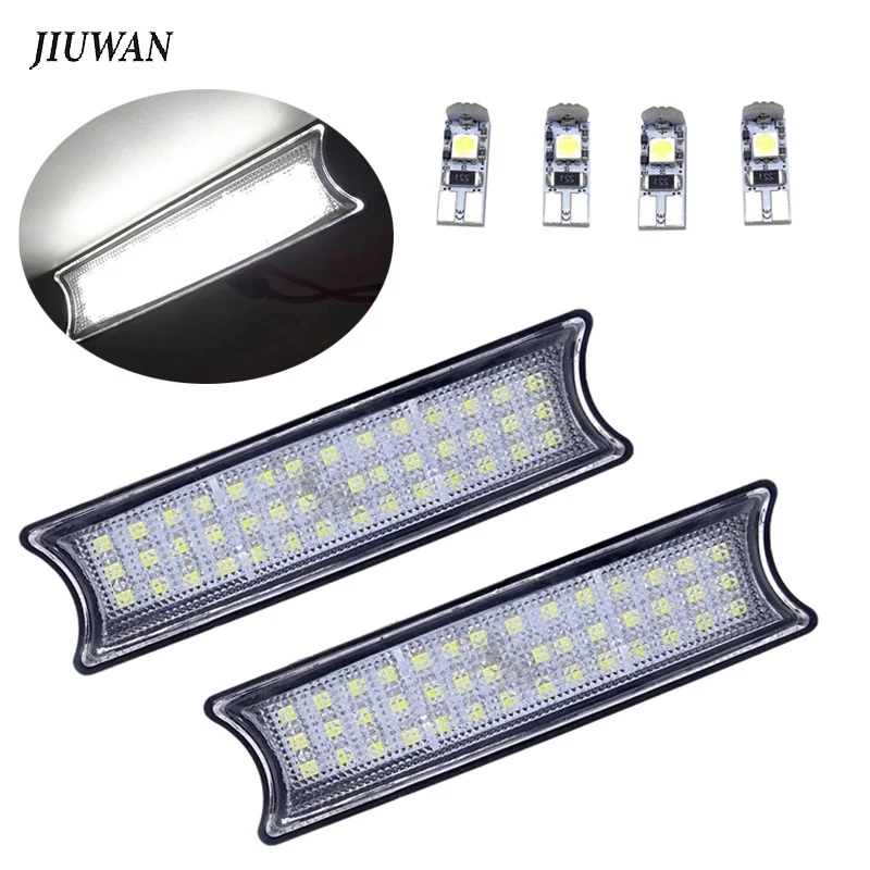 

1 Set Fit For BMW E53 2000-2006 Car Interior Roof LED Reading Lights Black Shell White LED Bulb Decoration Lamp Accessories