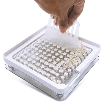 

100 Holes Professional manual Capsule Filling machine Powder pharmaceutical Filler Plate Size 0 zero DIY Herbal Capsules maker