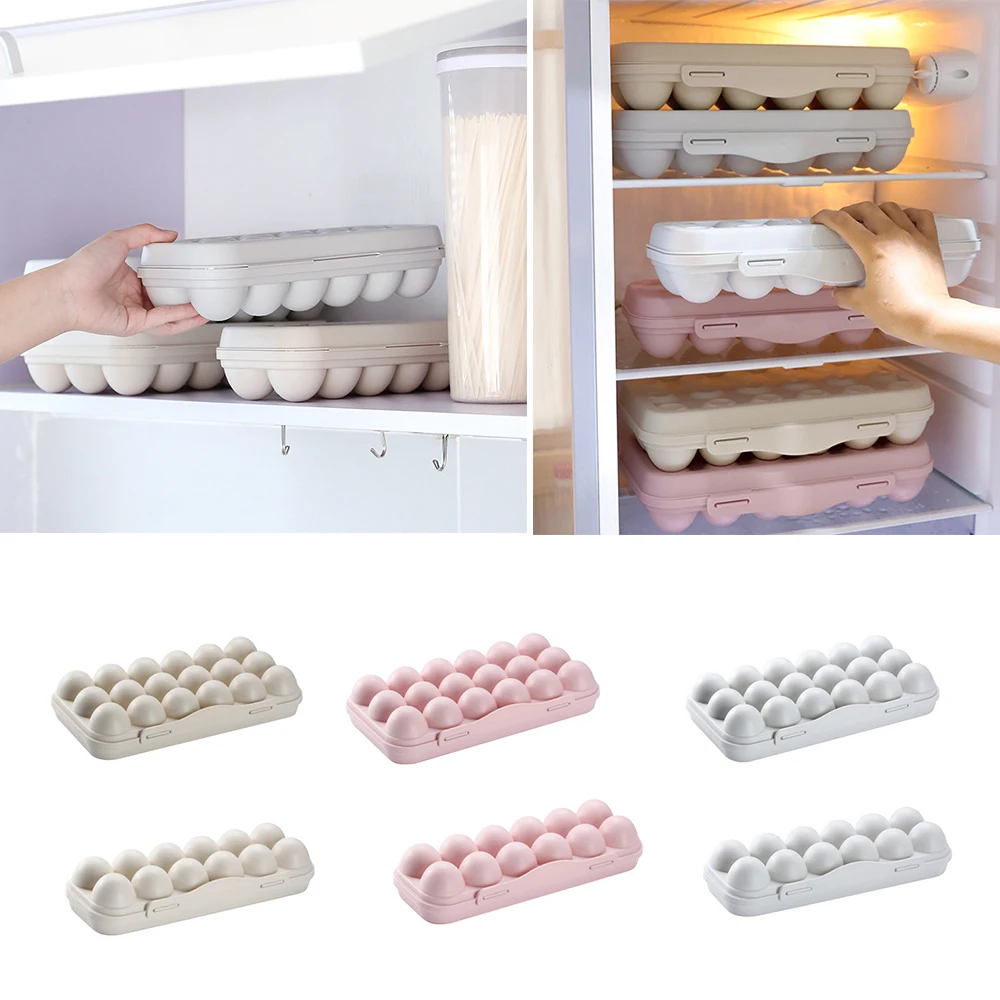 Plastic Storage Bins Refrigerator Storage Box Food Storage Containers With Lid For Kitchen Fridge Cabinet Freezer Desk Organizer